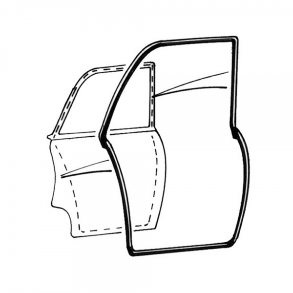 Rubber The Right Way - Door Seal Kit - Rear