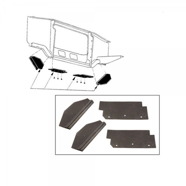 Rubber The Right Way - Radiator Support to Frame Seal Kit