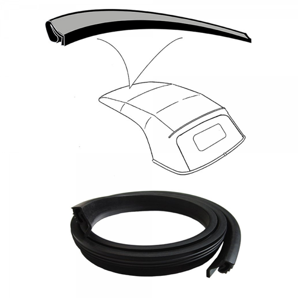 Rubber The Right Way - Convertible Top Header / Bow Seal