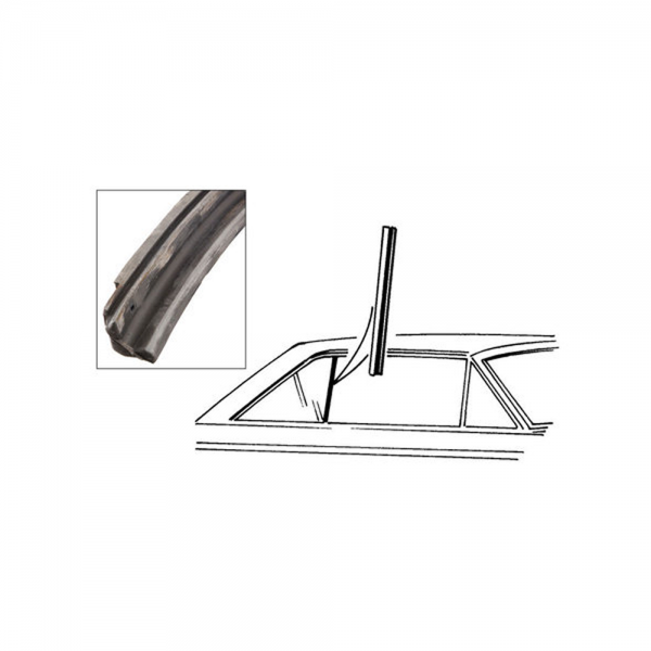Rubber The Right Way - Quarter Window Leading Edge Seals