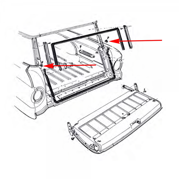 Rubber The Right Way - Tailgate Bumper At Pillar