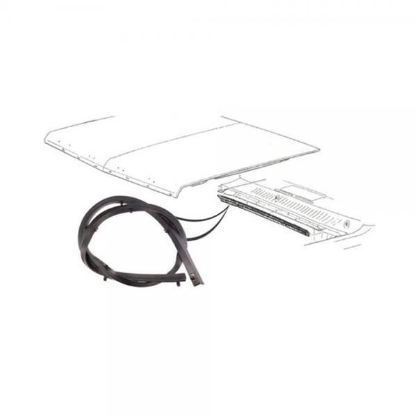 Rubber The Right Way - Hood to Cowl Seal