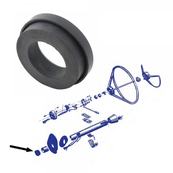 Rubber The Right Way - Steering Column Lower Flange Insulator