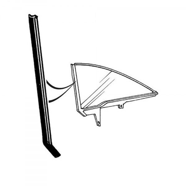Rubber The Right Way - Quarter Window Leading Edge Seals