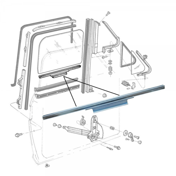 Rubber The Right Way - Door Glass Lift Channel