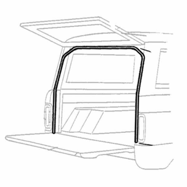 Rubber The Right Way - Liftgate & Tailgate Seal - Top & Sides