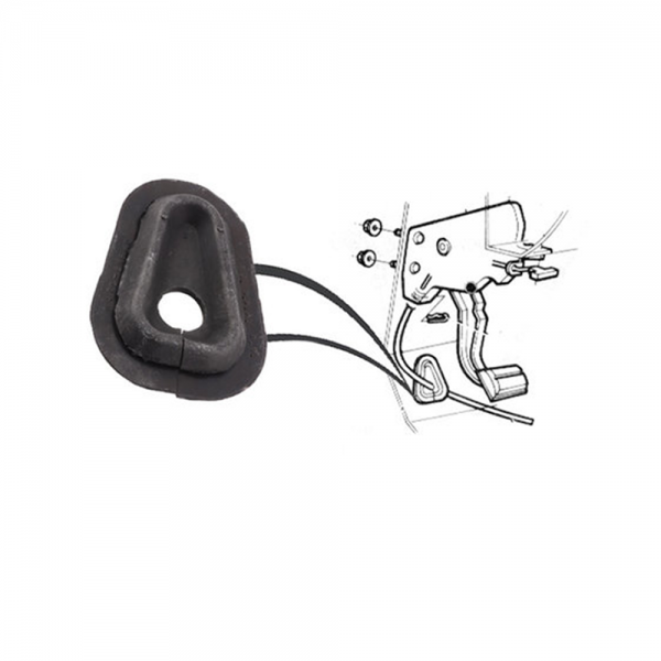 Rubber The Right Way - Parking Brake Cable to Floor Seal