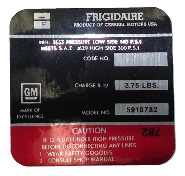 Rubber The Right Way - Air Conditioner Compressor Decal