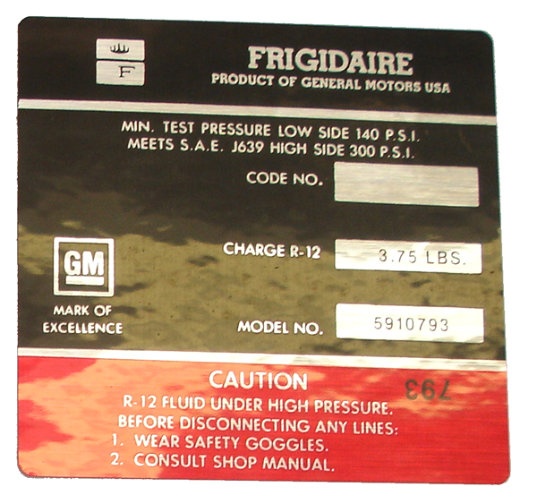 Rubber The Right Way - Air Conditioner Compressor Decal