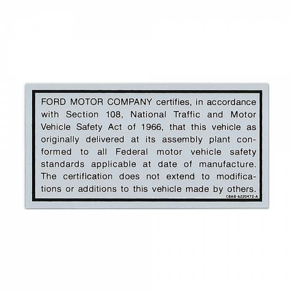 Rubber The Right Way - Safety ACT Cert Decal