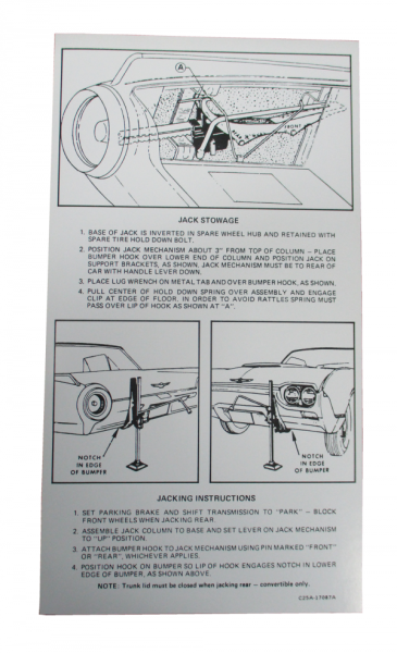 Rubber The Right Way - Jack Instructions Decal