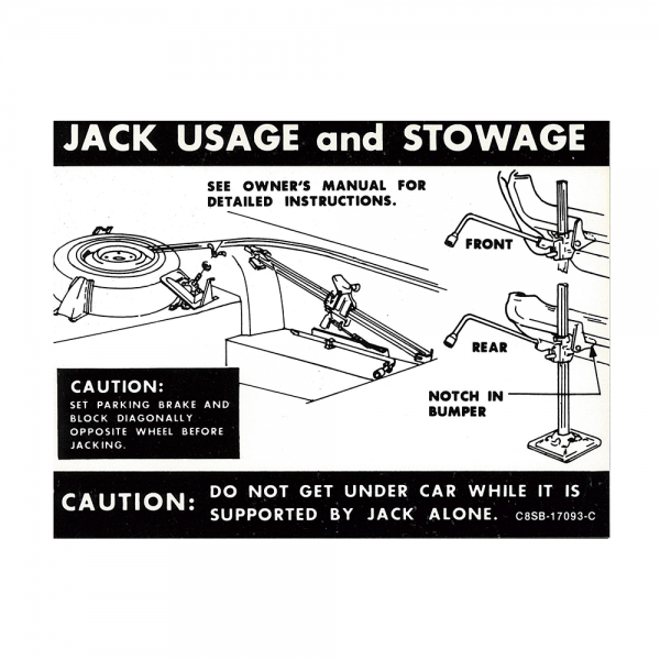 Rubber The Right Way - Jack Instructions Decal