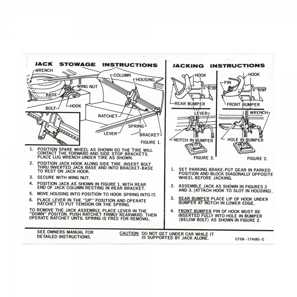 Rubber The Right Way - Jack Instructions Decal