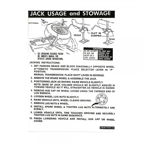 Rubber The Right Way - Jack Instructions Decal