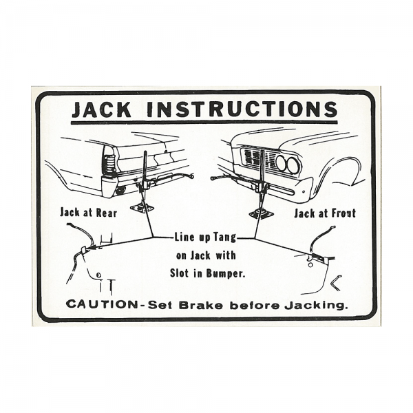 Rubber The Right Way - Jack Instructions Decal