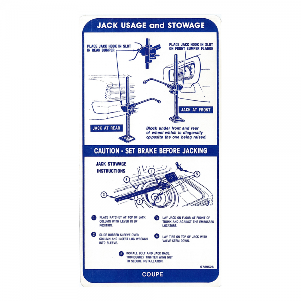 Rubber The Right Way - Jack Instructions Decal