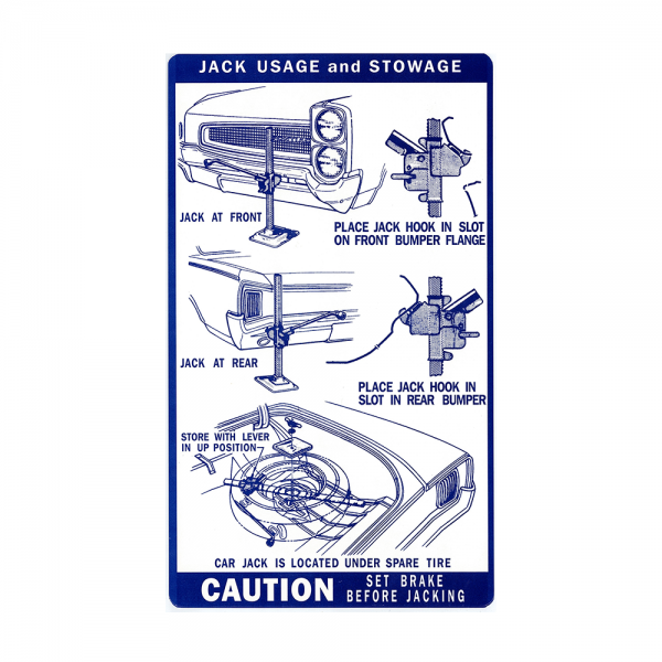 Rubber The Right Way - Jack Instructions Decal