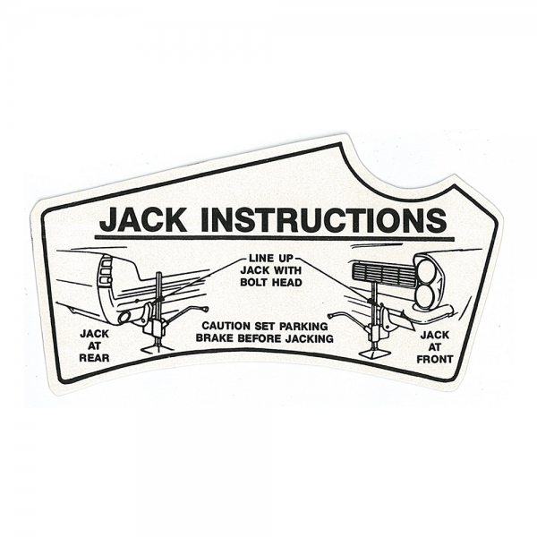 Rubber The Right Way - Jack Instructions Decal