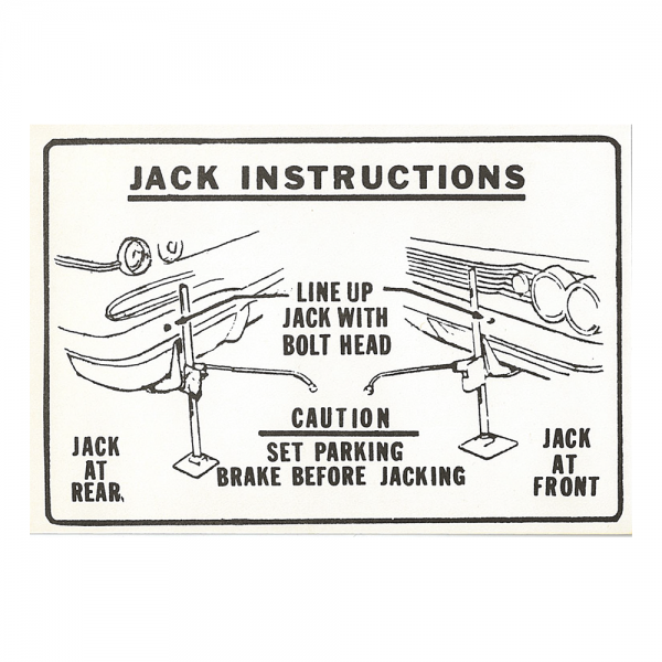 Rubber The Right Way - Jack Instructions Decal