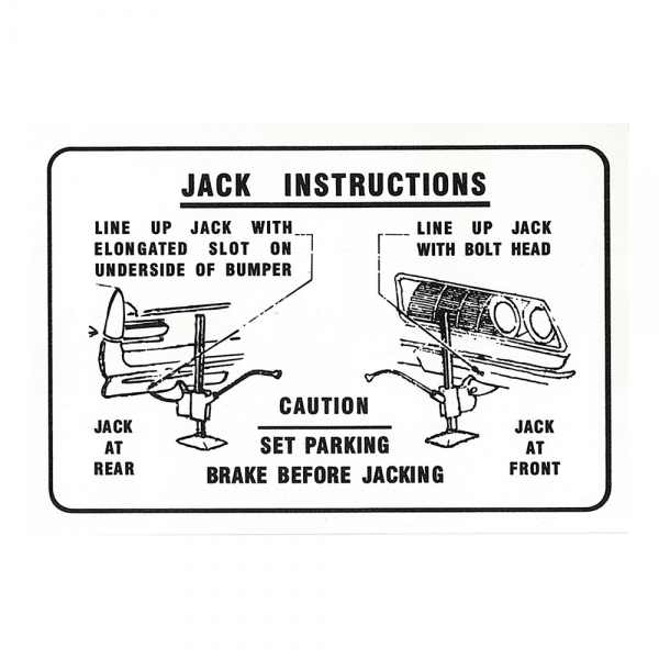 Rubber The Right Way - Jack Instructions Decal