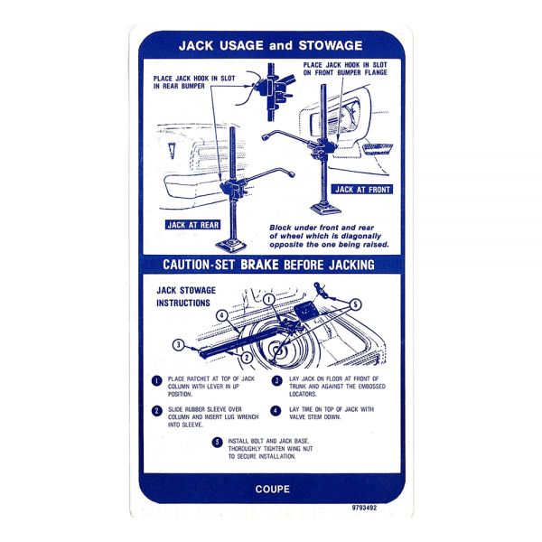 Rubber The Right Way - Jack Instructions Decal