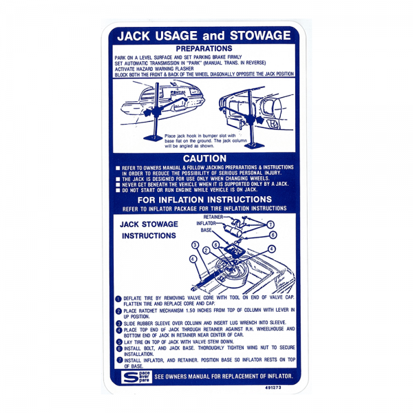 Rubber The Right Way - Jack Instructions Decal