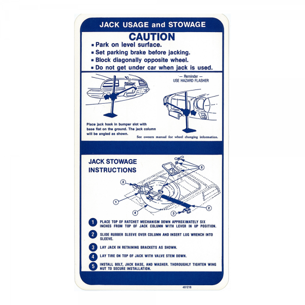 Rubber The Right Way - Jack Instructions Decal