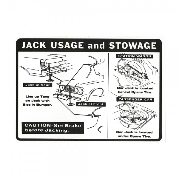 Rubber The Right Way - Jack Instructions Decal