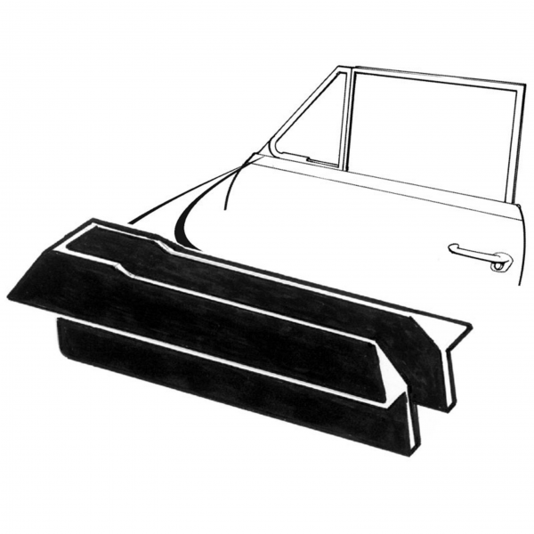 Rubber The Right Way - Vent Window Foot Seal