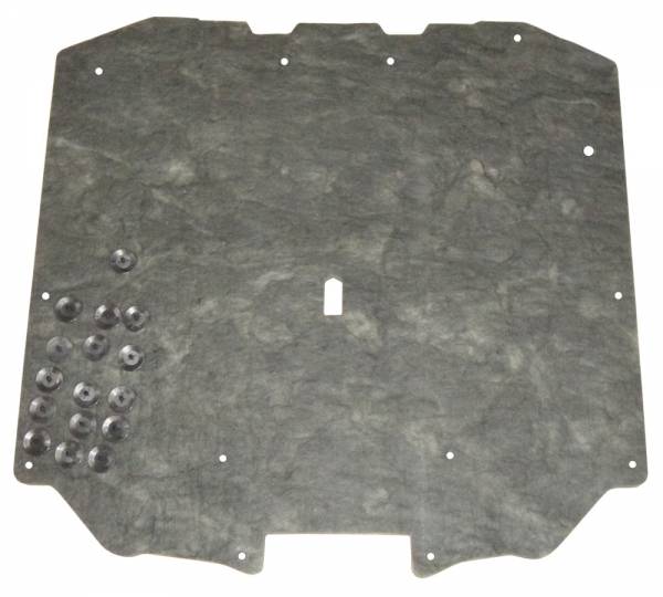 Rubber The Right Way - Hood Insulation Kit - Includes Clips