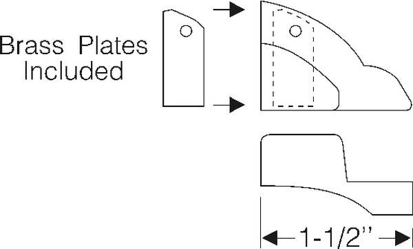 Rubber The Right Way - Filler - Front Corner of Convertible Top Front Bow
