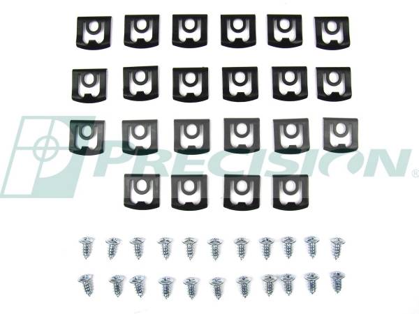 Rubber The Right Way - Rear Window Reveal Molding Clip Kit