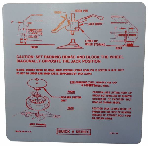Rubber The Right Way - Jack Instructions Decal