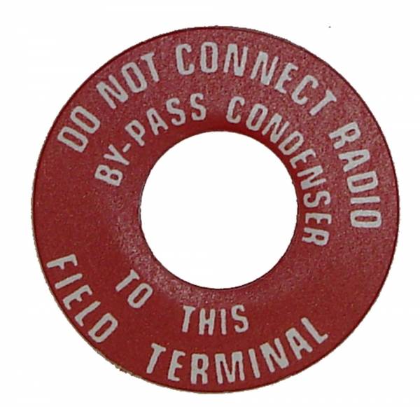 Rubber The Right Way - Generator Warning Tag