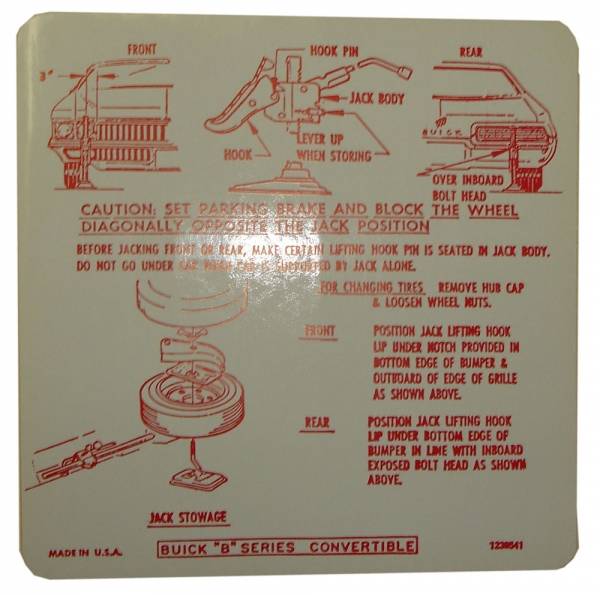 Rubber The Right Way - Jack Instructions Decal