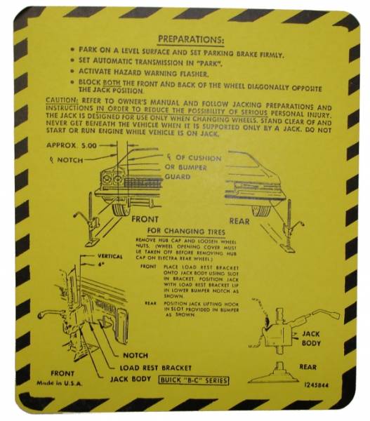 Rubber The Right Way - Jack Instructions Decal