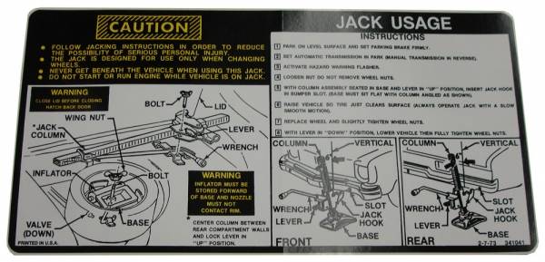 Rubber The Right Way - Jack Instructions Decal