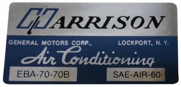 Rubber The Right Way - "Harrison" AC Evaporator Box Decal