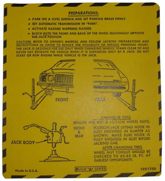 Rubber The Right Way - Jack Instructions Decal