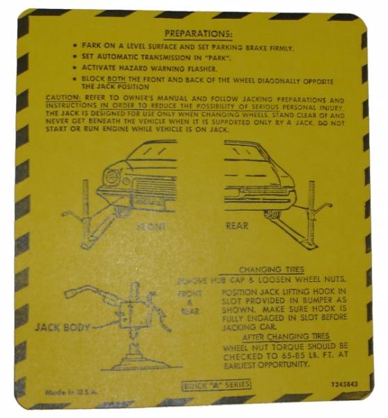 Rubber The Right Way - Jack Instructions Decal