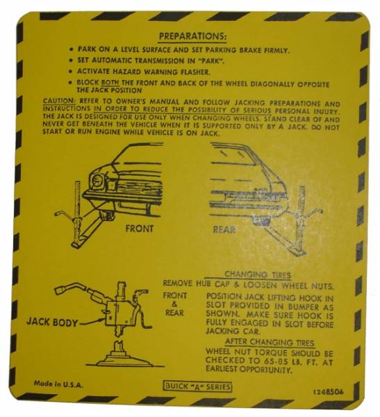 Rubber The Right Way - Jack Instructions Decal
