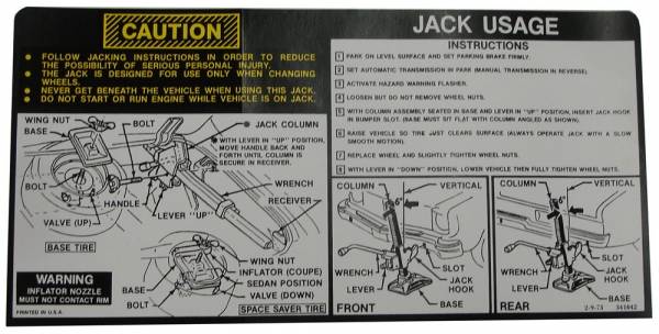 Rubber The Right Way - Jack Instructions Decal