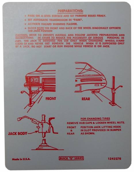 Rubber The Right Way - Jack Instructions Decal