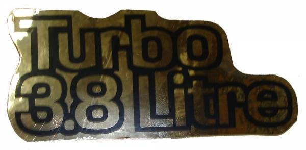 Rubber The Right Way - Air Cleaner Decal - 3.8 L Turbo