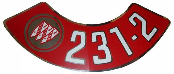 Rubber The Right Way - Air Cleaner Decal - 231-2V