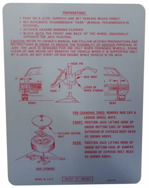 Rubber The Right Way - Jack Instructions Decal