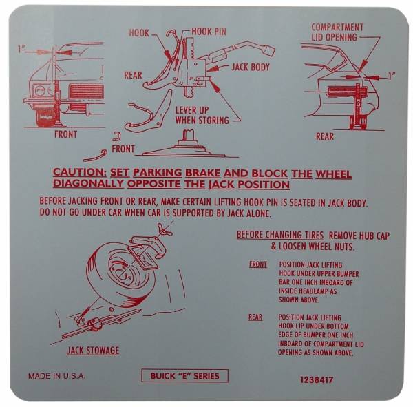 Rubber The Right Way - Jack Instructions Decal