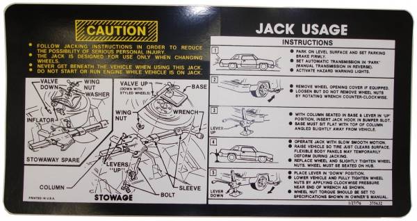 Rubber The Right Way - Jack Instructions Decal