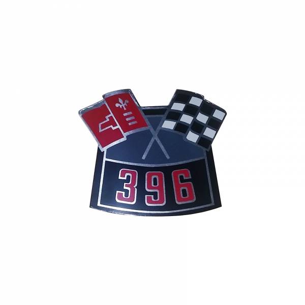 Rubber The Right Way - "396" Cross Flag Decal