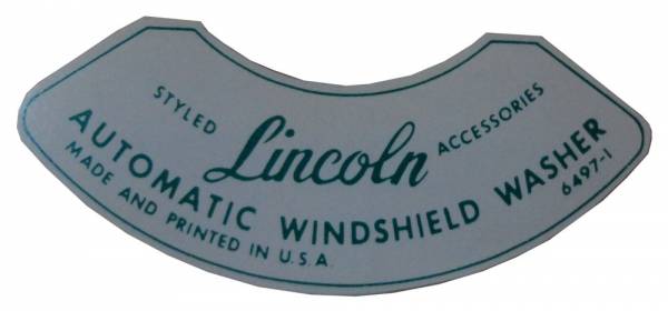 Rubber The Right Way - Windshield Washer Lid Decal